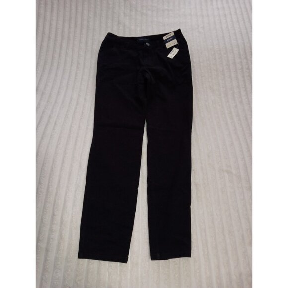Aeropostale Skinny Fit Black Pant Size 6 Long New with Tags Mid rise Slim Leg - Picture 1 of 4
